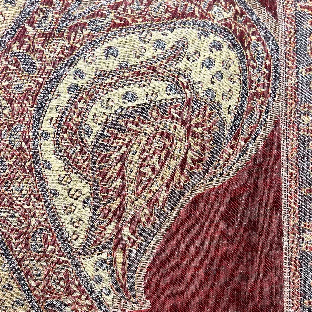 Large Paisley Design Shawl Wrap Scarf